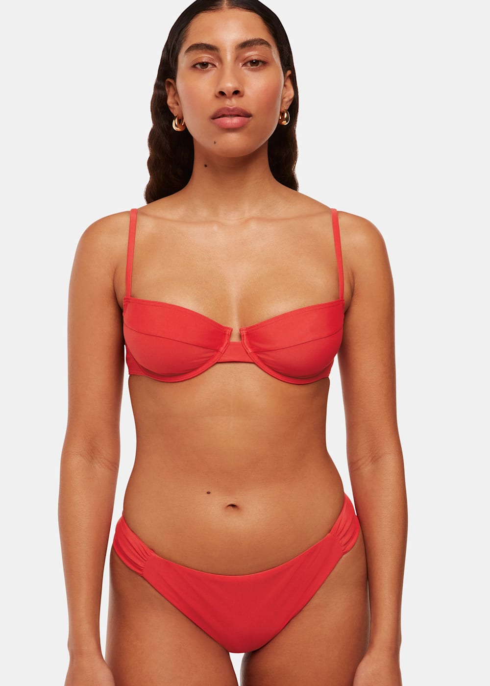 Red bikini underwire clearance
