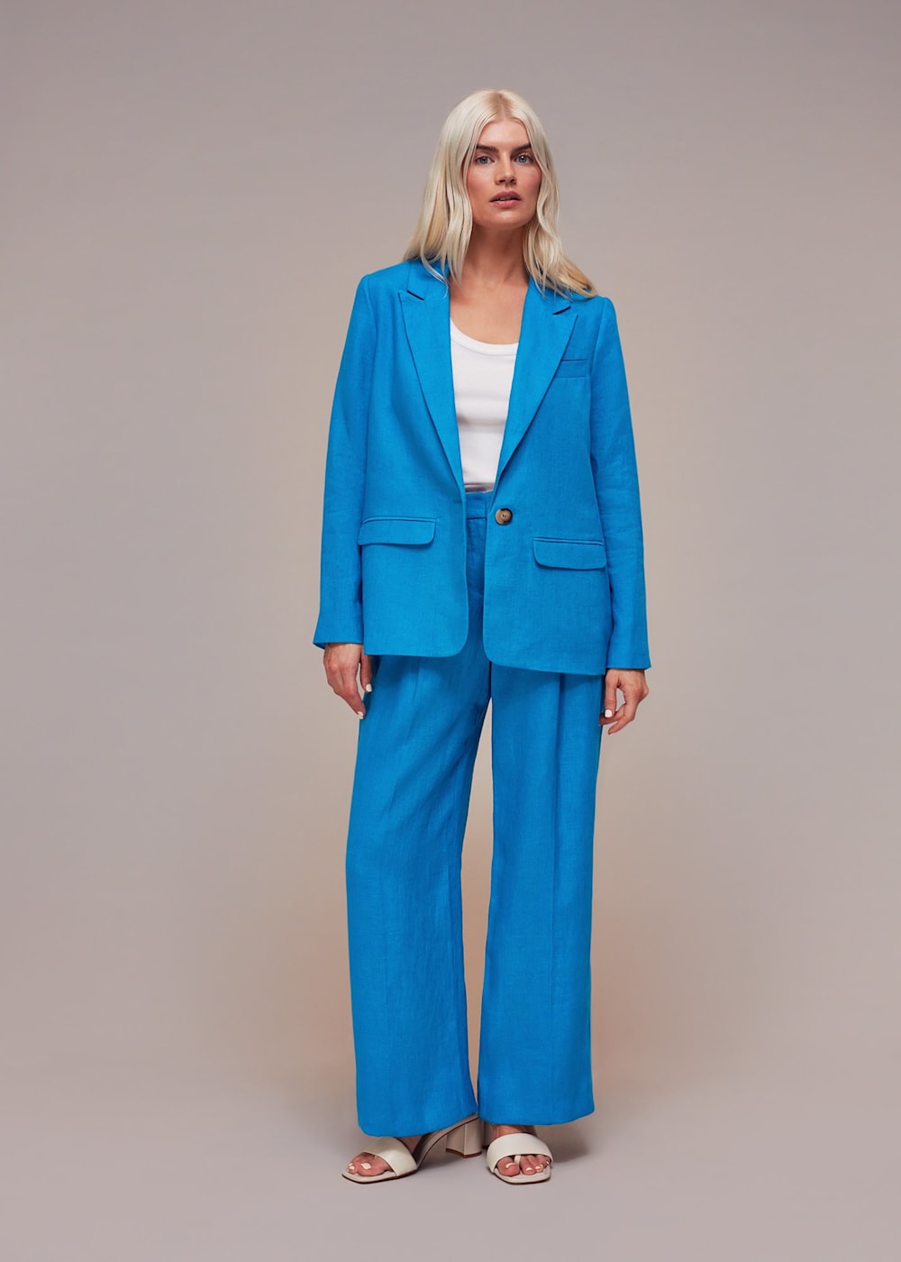 Whistles linen blazer hot sale