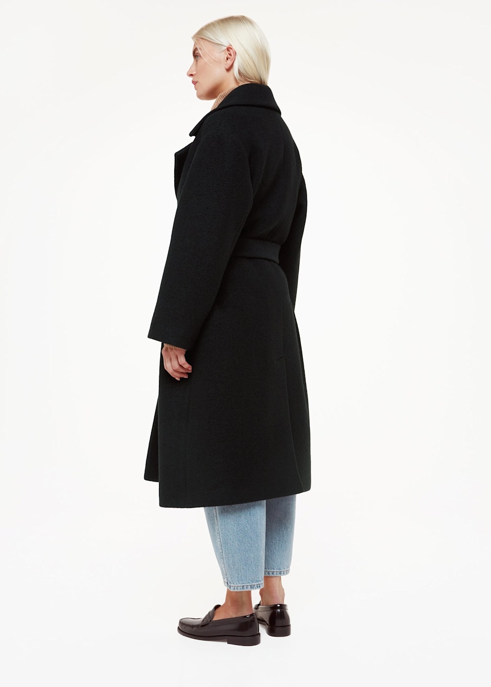 Petite wool wrap coat shop