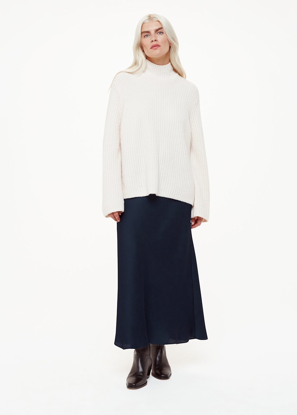 Satin bias cut midi skirt uk 2025