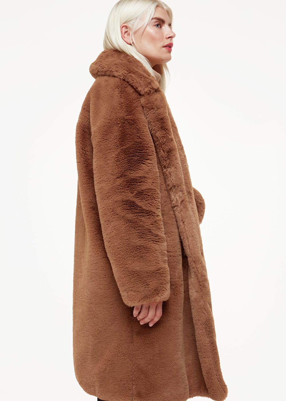 Faux teddy fur jacket hot sale