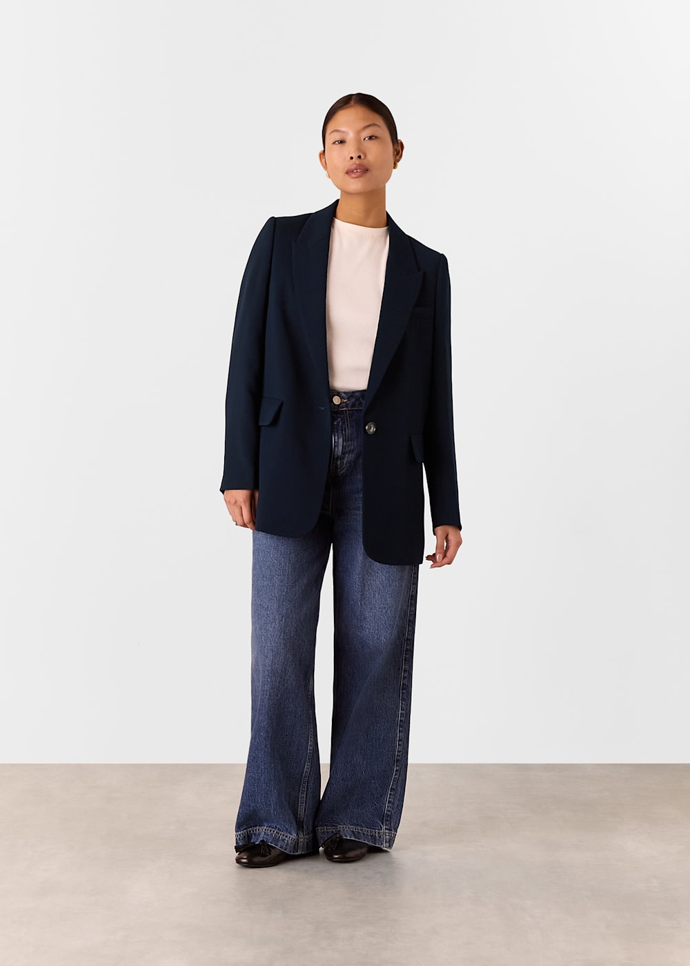 Petite navy blazer uk hot sale