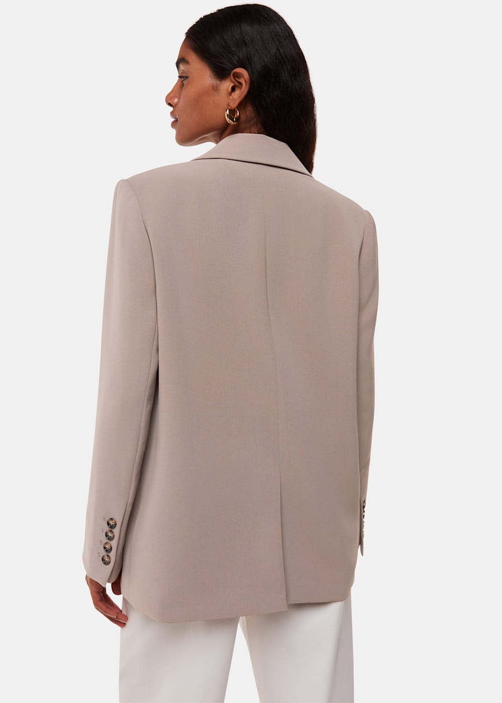 Whistles check double breasted blazer hot sale