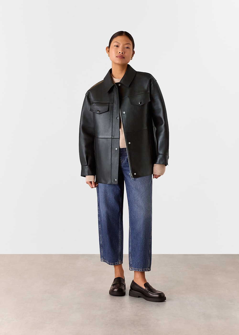 Whistles leather jacket sale hotsell