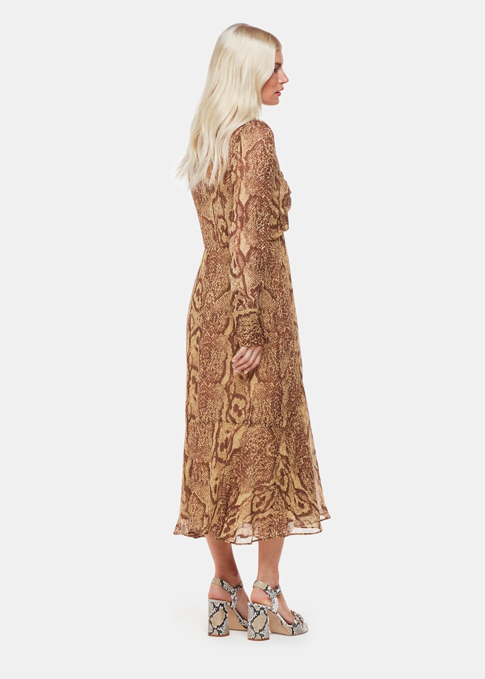 Whistles snakeskin dress on sale
