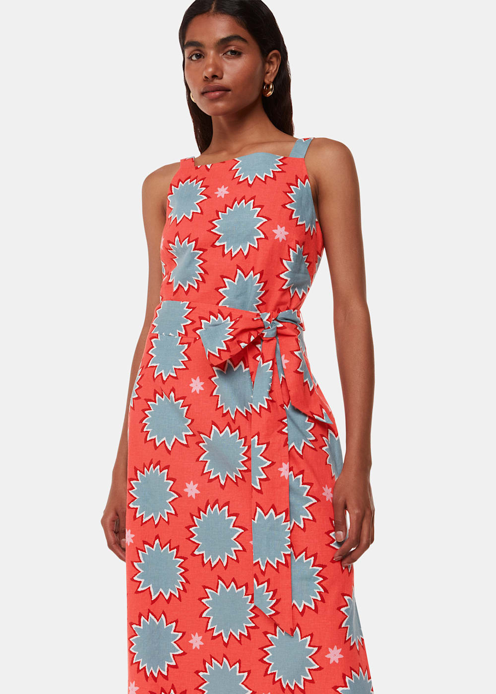 Whistles coral dress online