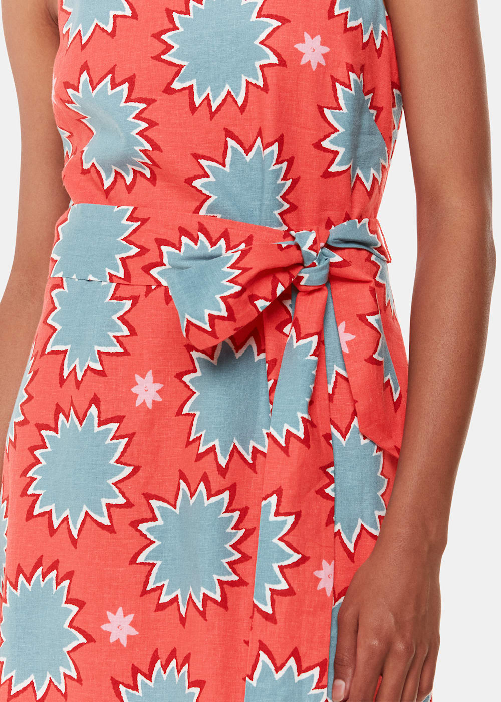 Whistles coral dress 2025