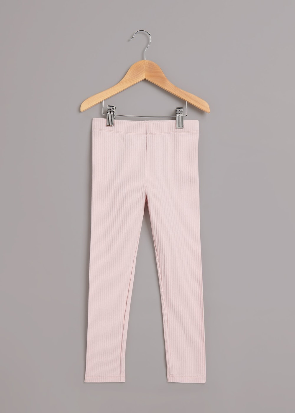 Pink ribbed leggings hotsell