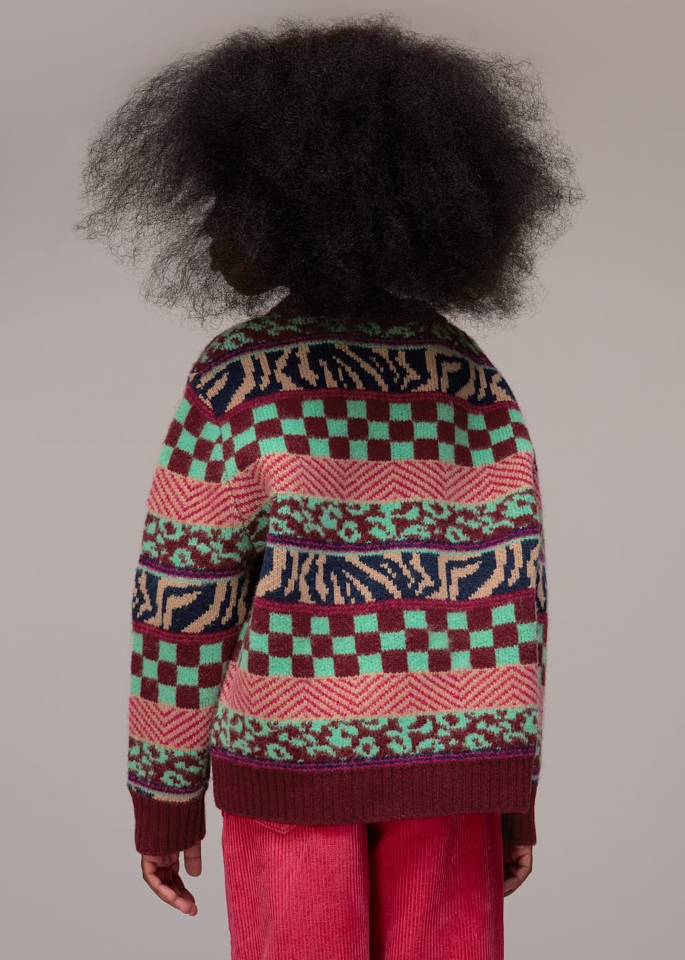 Jacquard trui shop