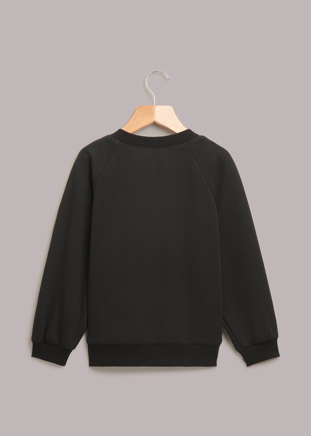 Black Sequin Sweatshirt