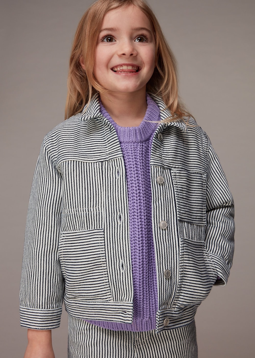 Multicolour Stripe Jacket WHISTLES Whistles UK