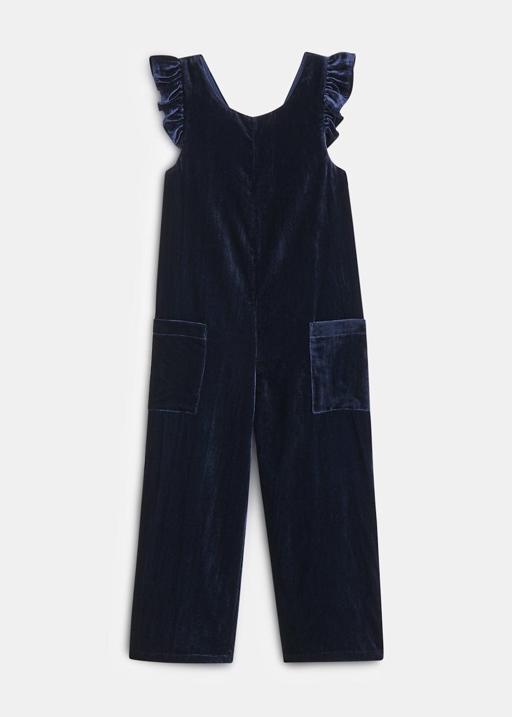 Whistles blue velvet jumpsuit online