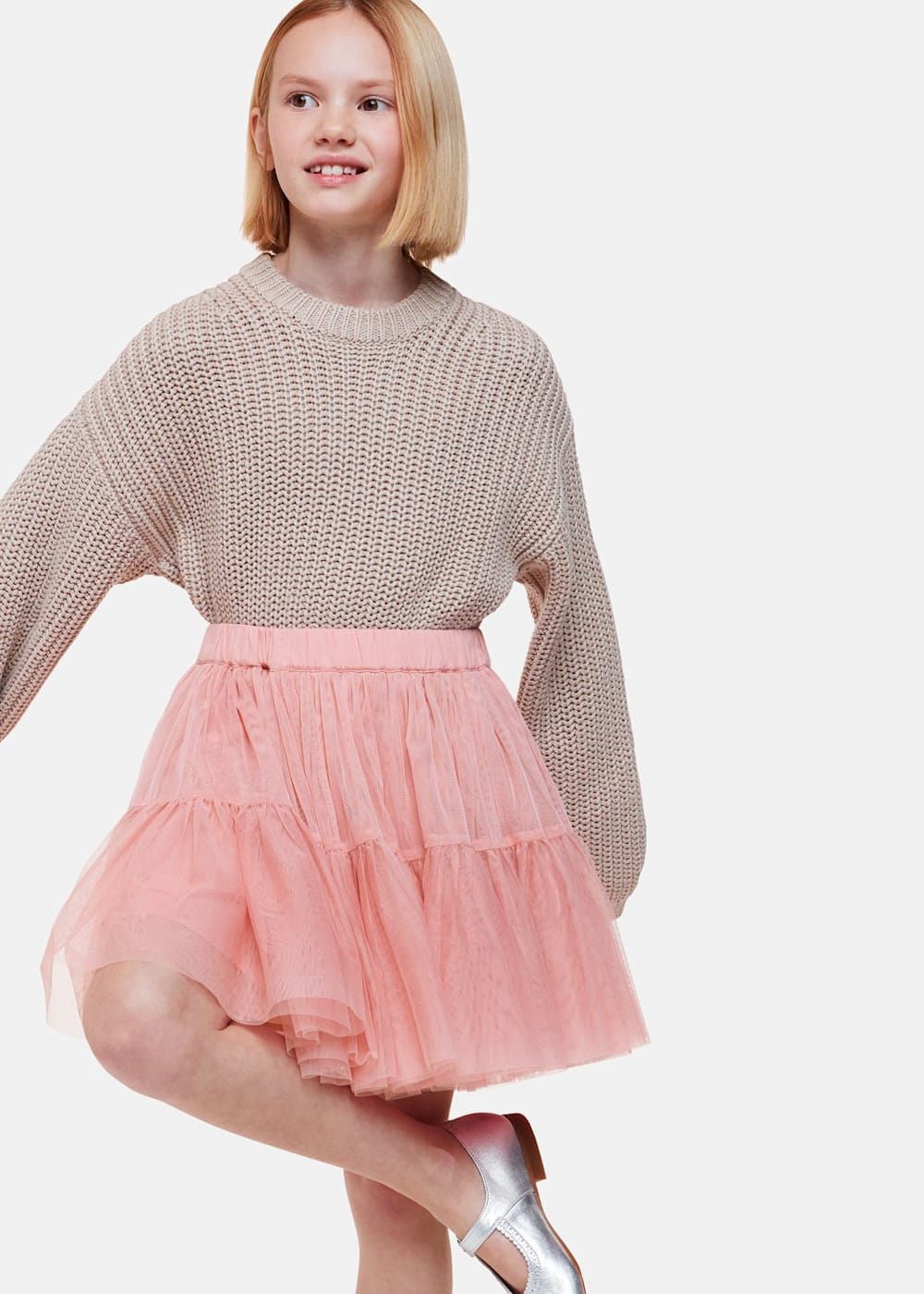 Pink tulle skirt uk online