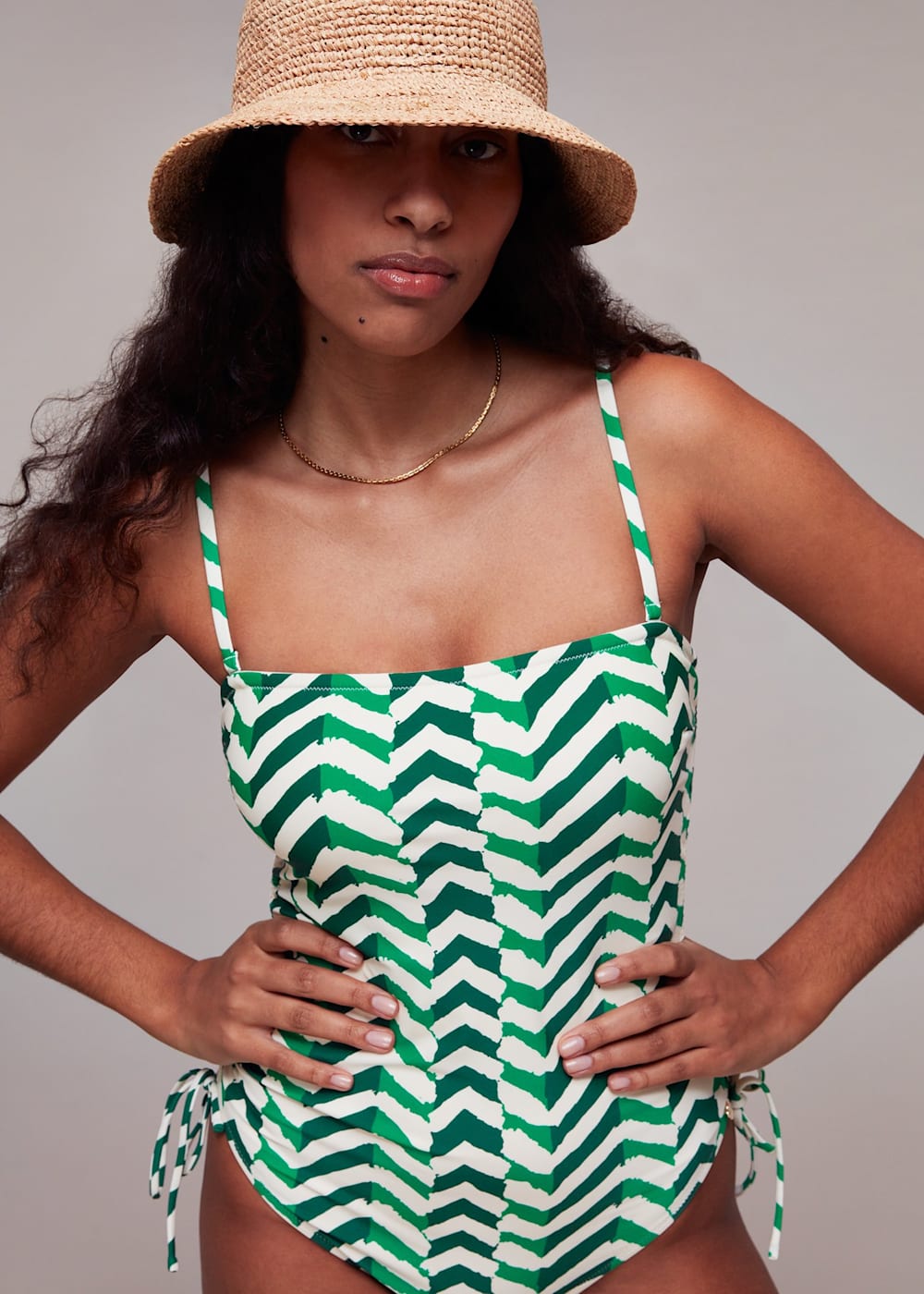 Ruched swimsuits deals