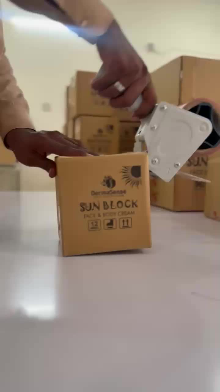 Cosmetic packaging and labeling process