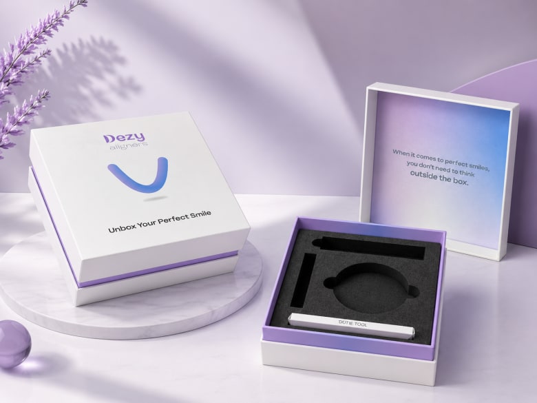 Shoulder Neck Rigid Box Dental Industry — Rigid box packaging project