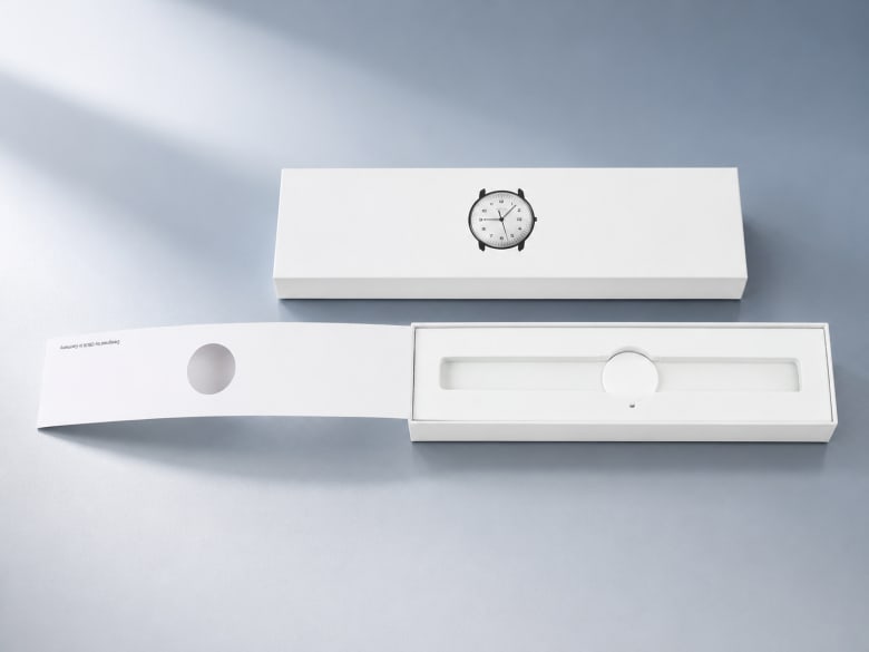 Slider White Rigid Box Watch Industry Packaging — Rigid box packaging project