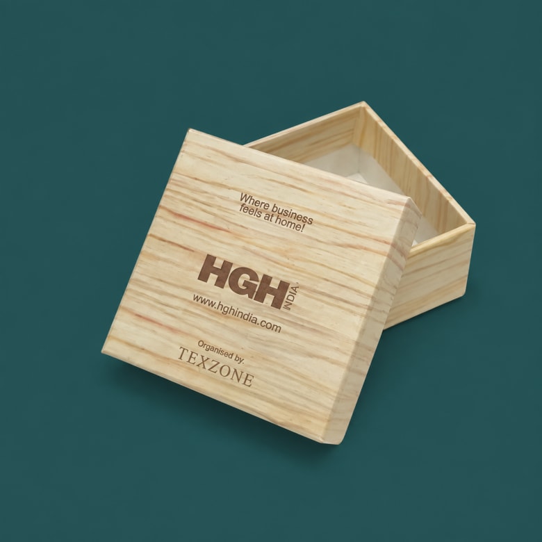 Wooden Look Top Down Soft Box Home Textiles and Furniture Event Packaging — Soft box packaging project