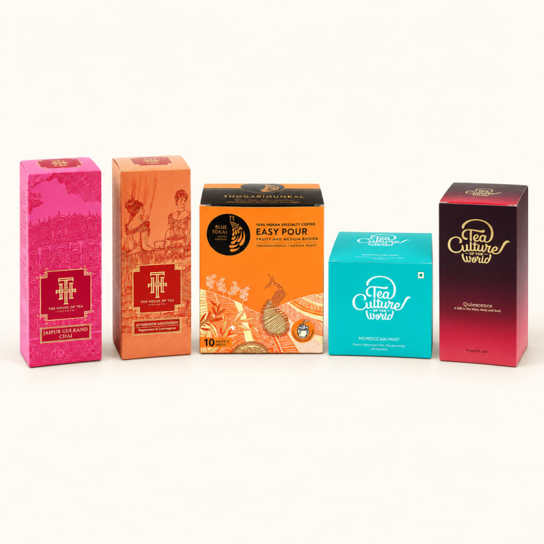 Cartons for Tea and coffee industry