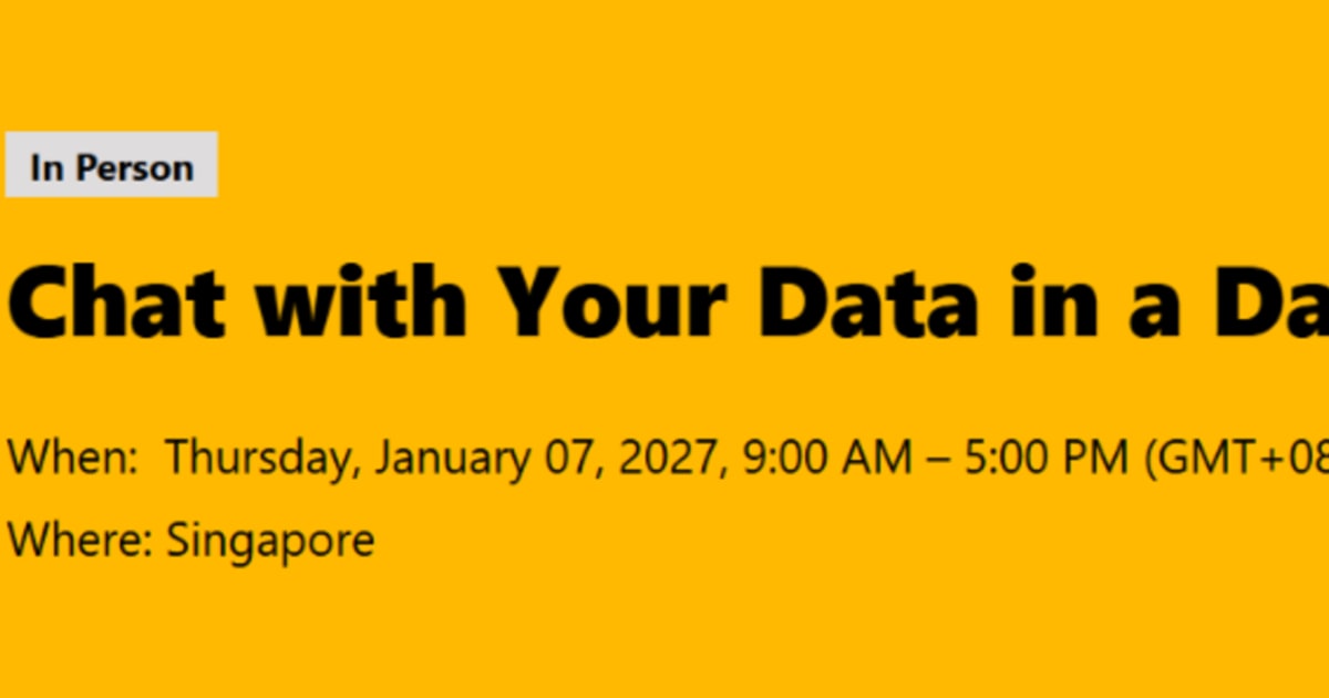Chat with Your Data in a Day cover image