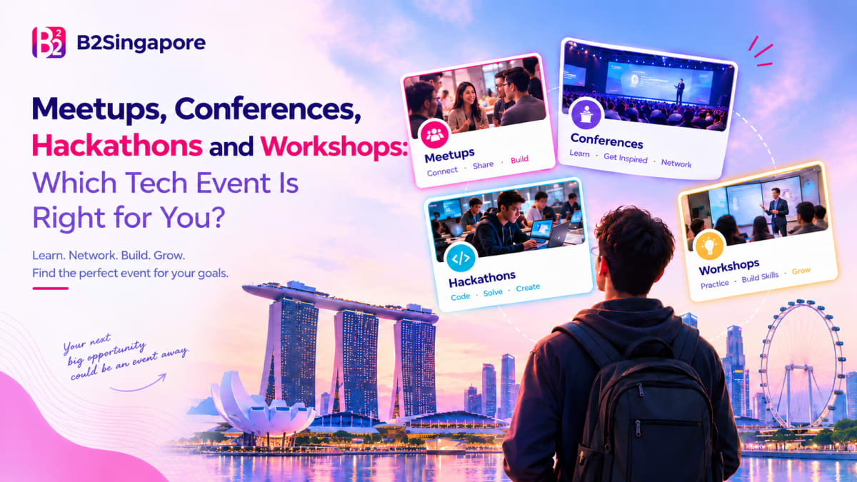 Meetups, Conferences, Hackathons and Workshops: Which Tech Event Is Right for You?