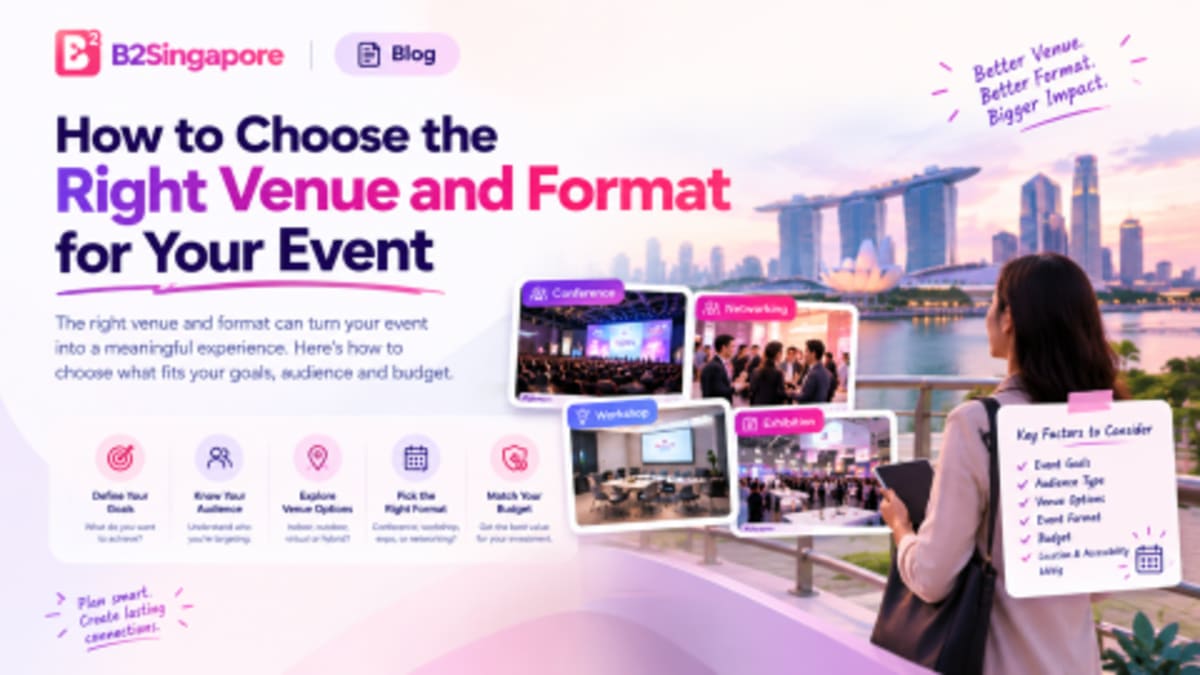 How to Choose the Right Venue and Format for Your Event