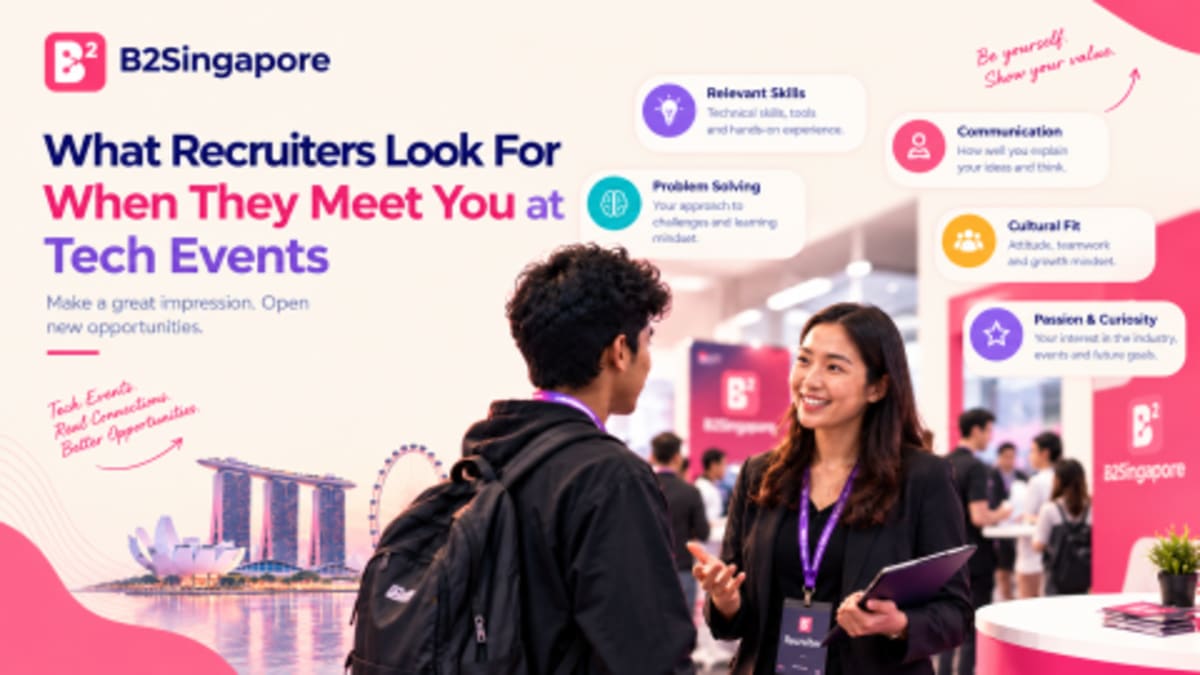 What Recruiters Look for When They Meet You at Tech Events