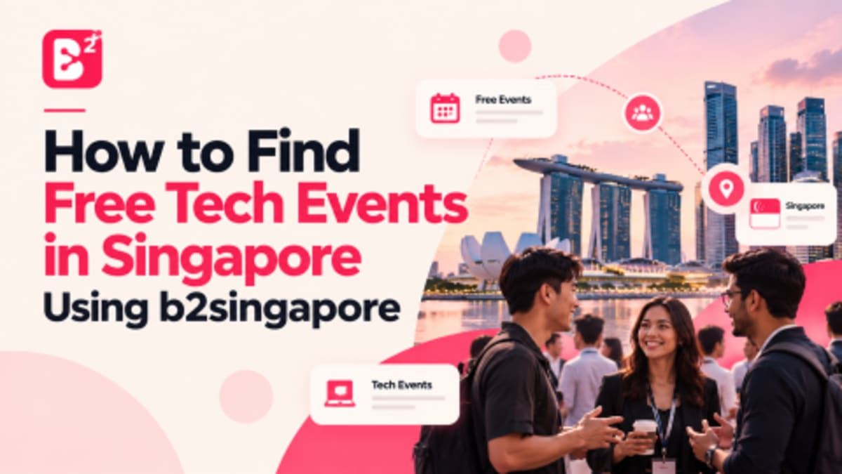 How to Find Free Tech Events in Singapore