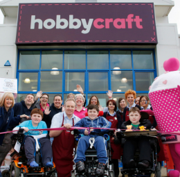 Hobbycraft store fundraising