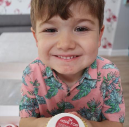 Boy smiling