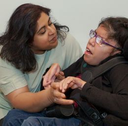 Mum with daughter