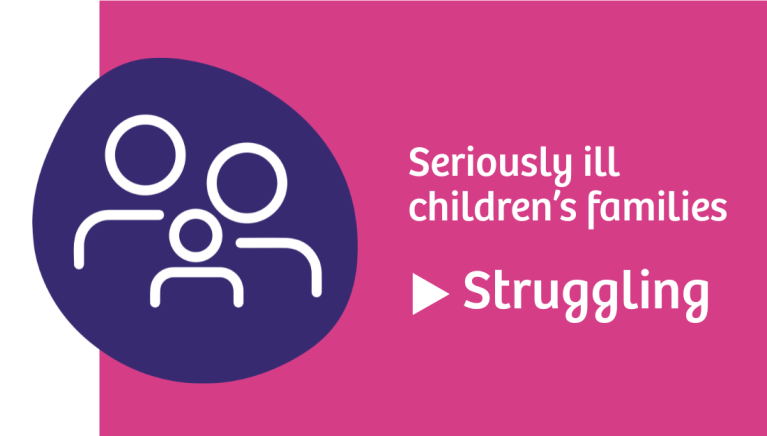 Seriously ill children's families are struggling