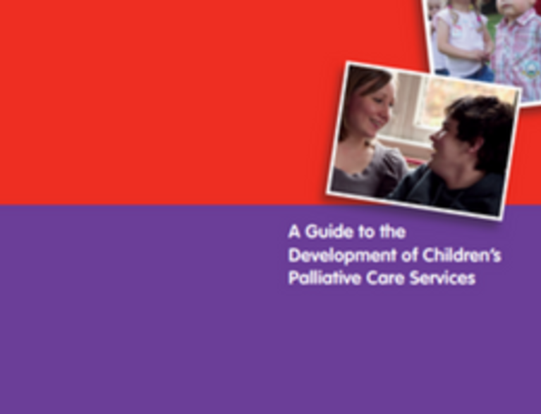 Cover of the Guide to Developing Children's Palliative Care Services