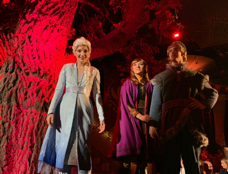 Elsa Ana and Kristoff from Frozen 2