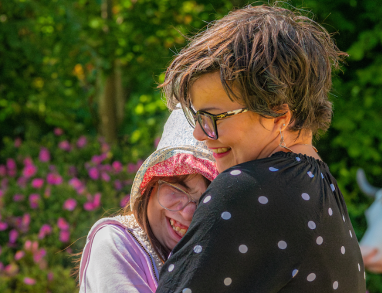 Mum with Daughter