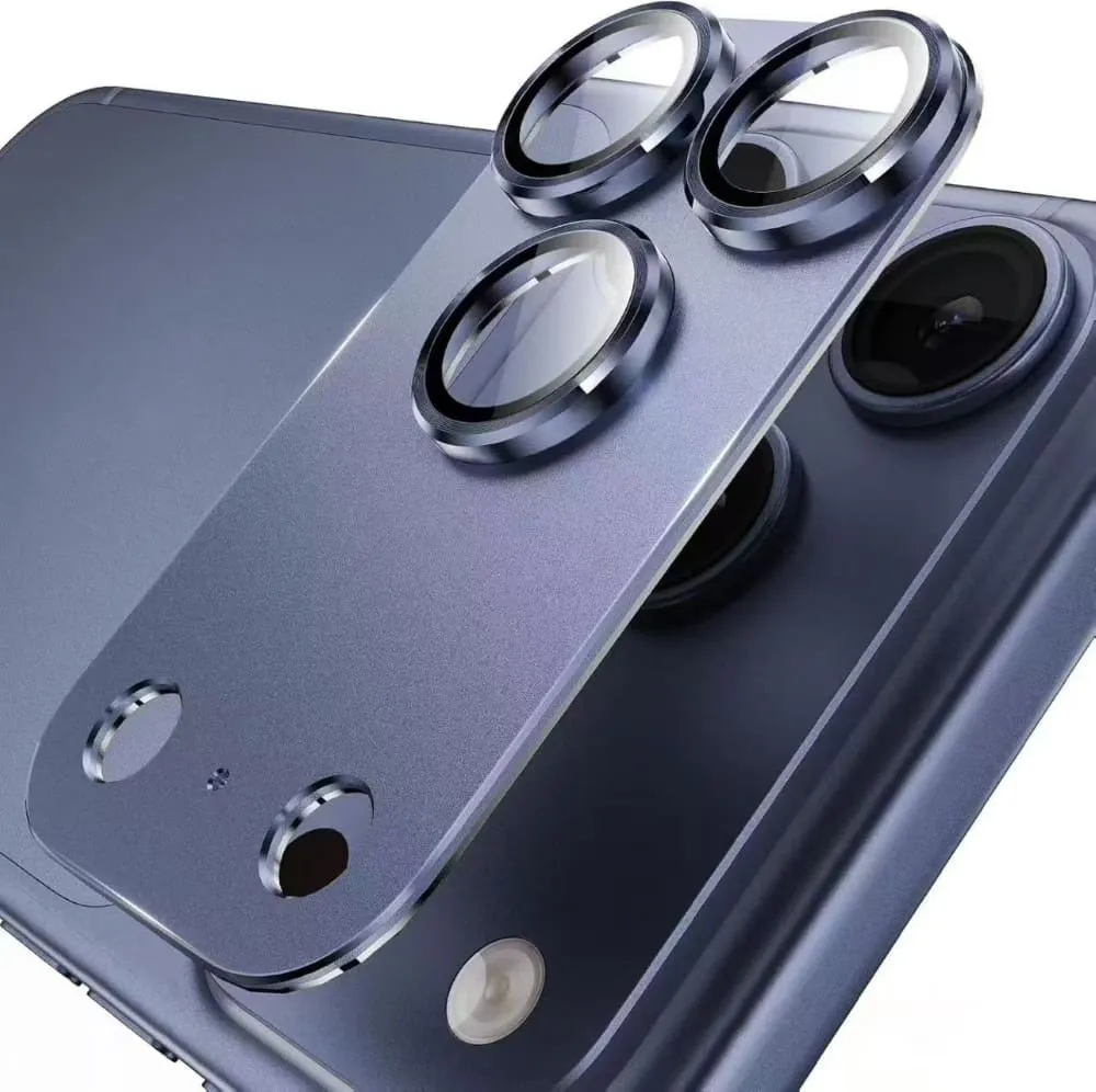 Anti Reflection Matte Metal Armor Camera Lens Protector Film - iPhone Series - view 3