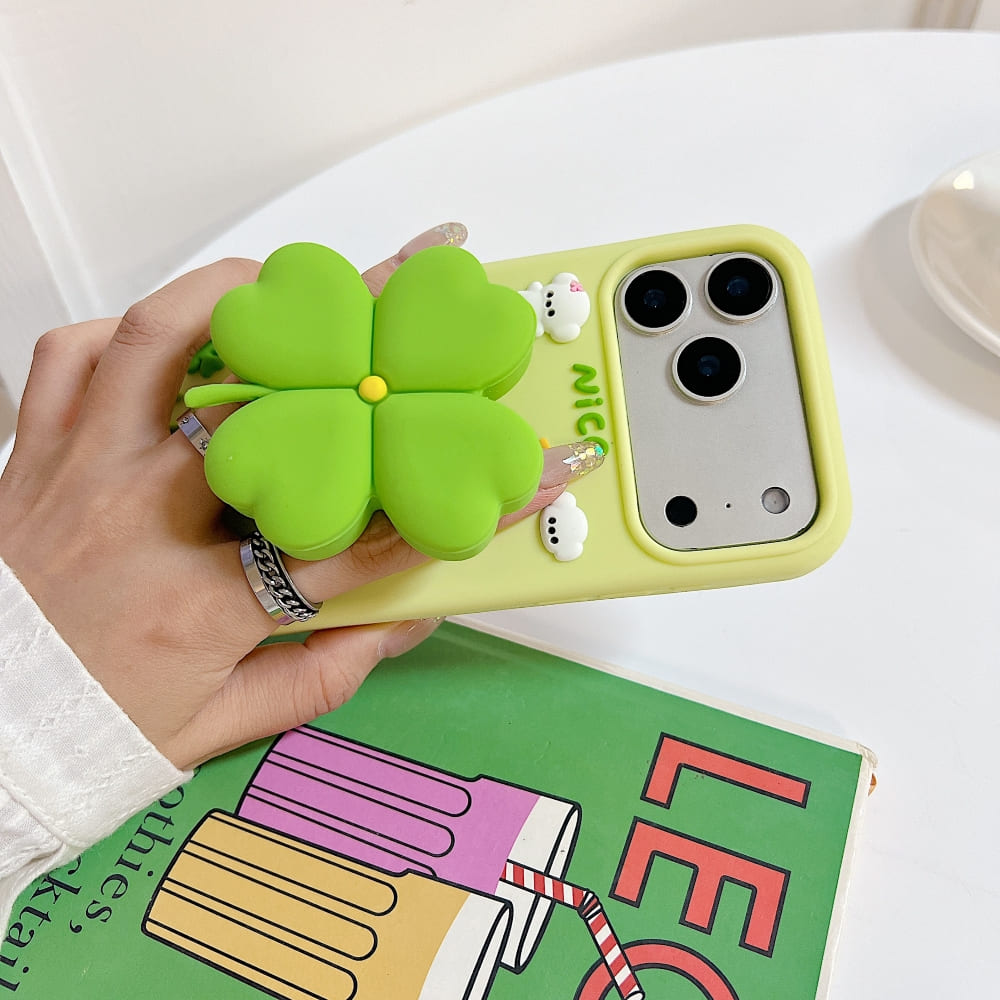 Bright Luck Clover Phone Case with Charms - view 9