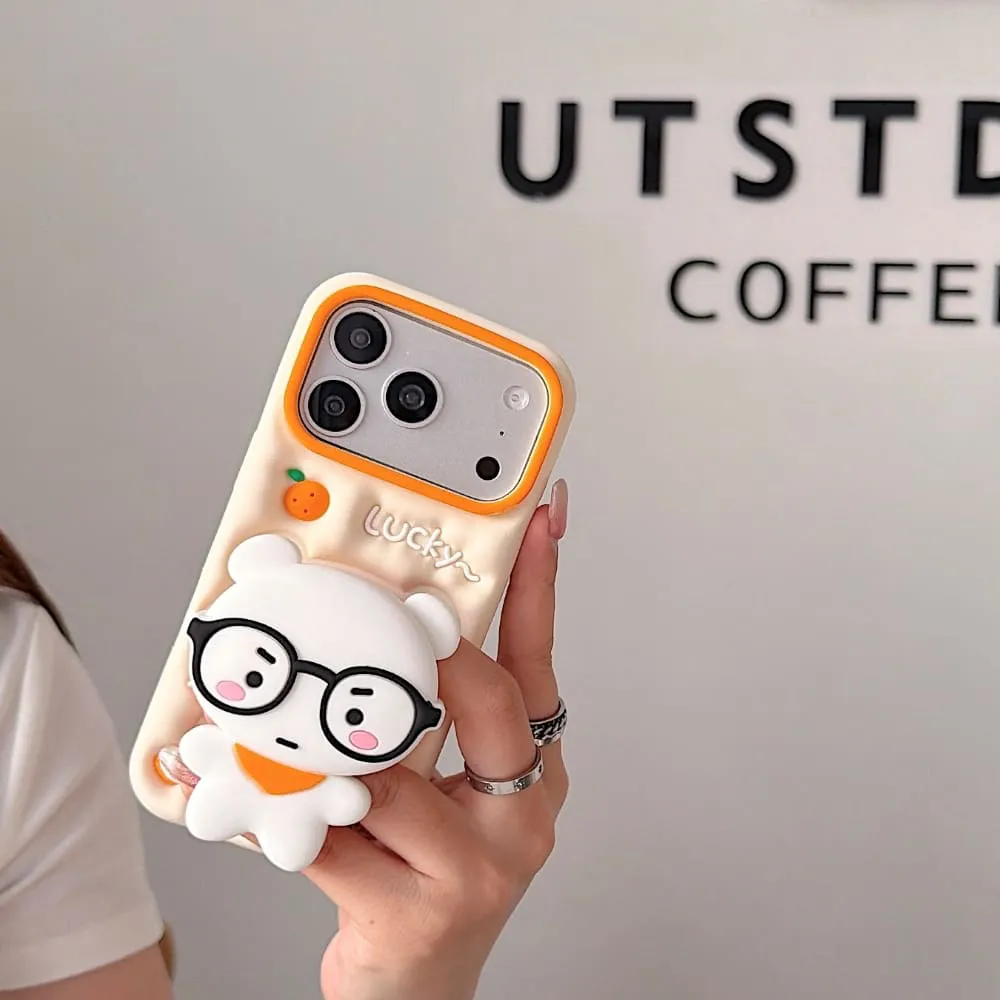 Peachy Bear Grip Phone Case - view 2