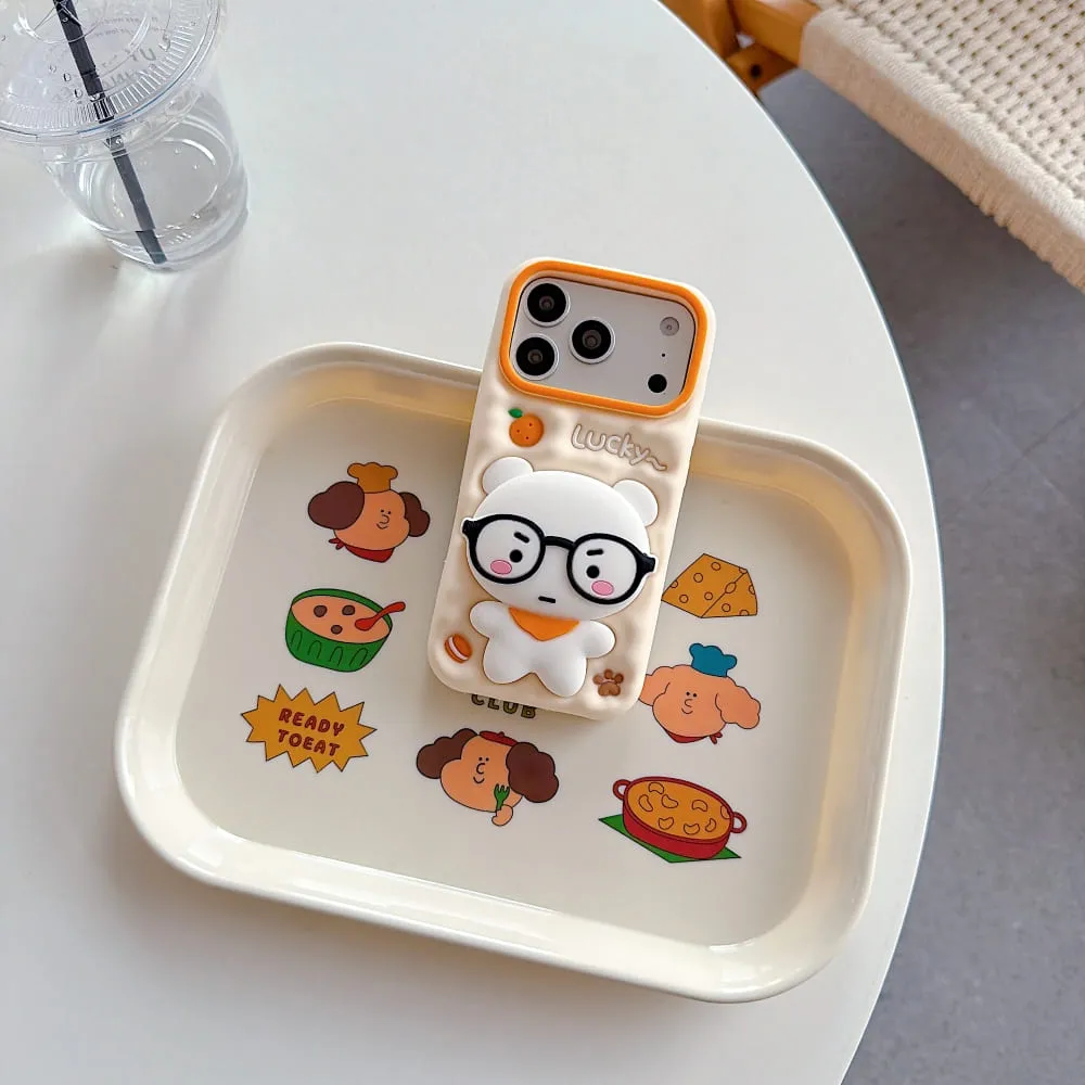 Peachy Bear Grip Phone Case - view 3