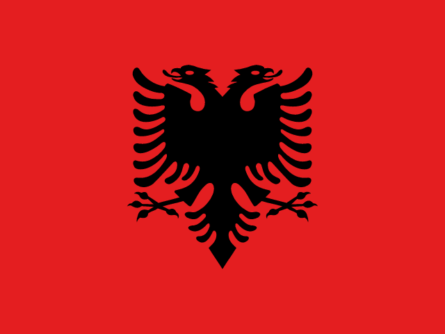 flag of Albania
