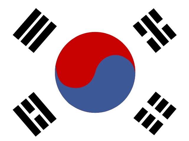 flag of South Korea