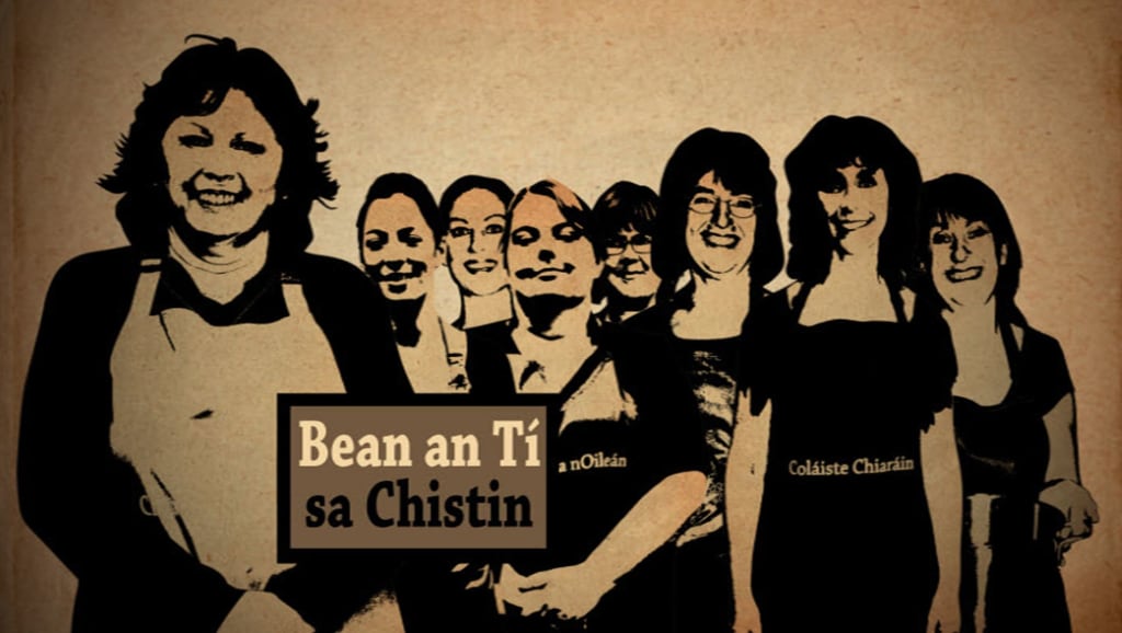 Bean an Tí sa Chistin