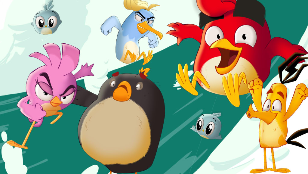 Angry Birds- Scléip an tSamhraidh