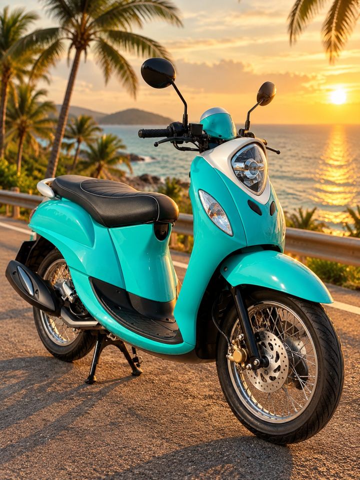 Yamaha Fino 125 - turquoise