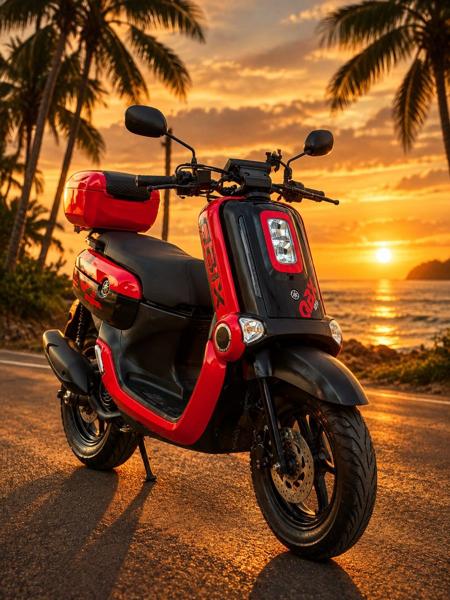 Yamaha Qbix 125 - front 3/4