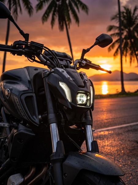 Yamaha MT-07 - rear