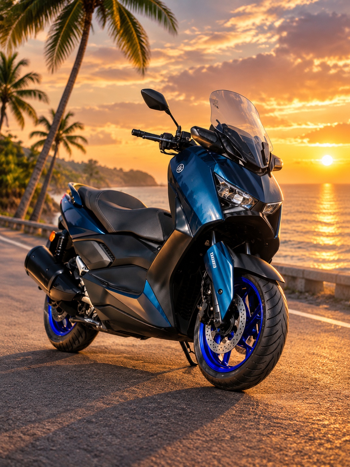 Yamaha XMAX 300 - синий