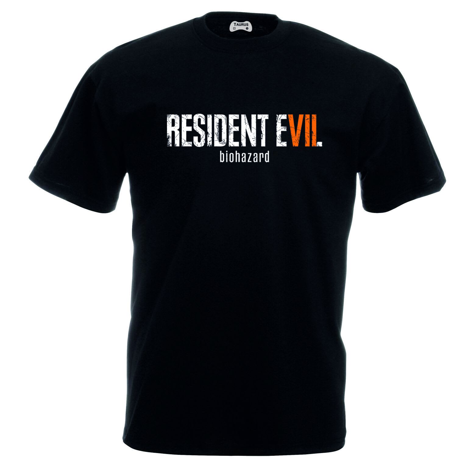 Resident Evil 7 TShirt Emblem Taurus Gaming Tshirts