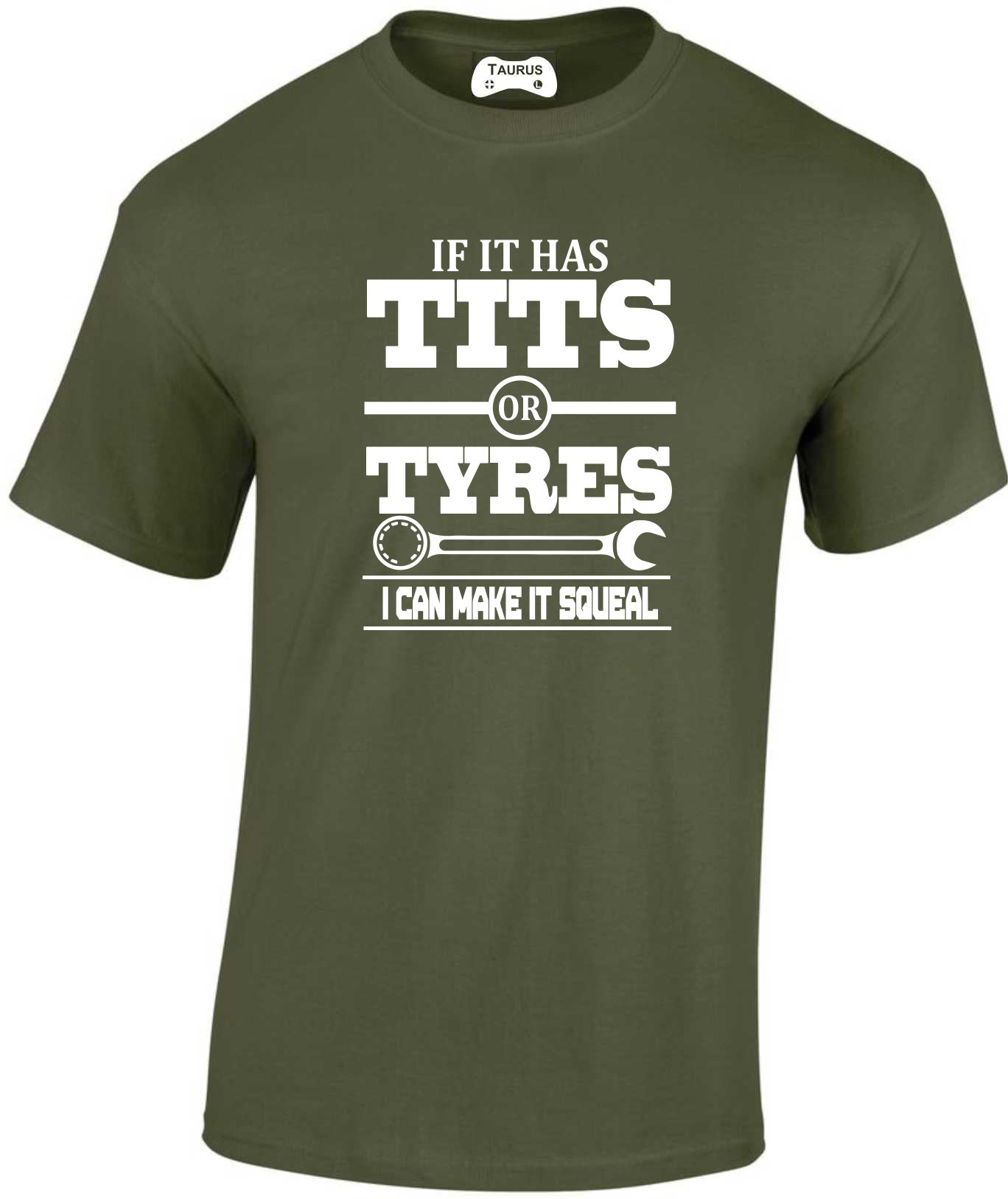 Tits Or Tyres Funny Mechanic T Shirt