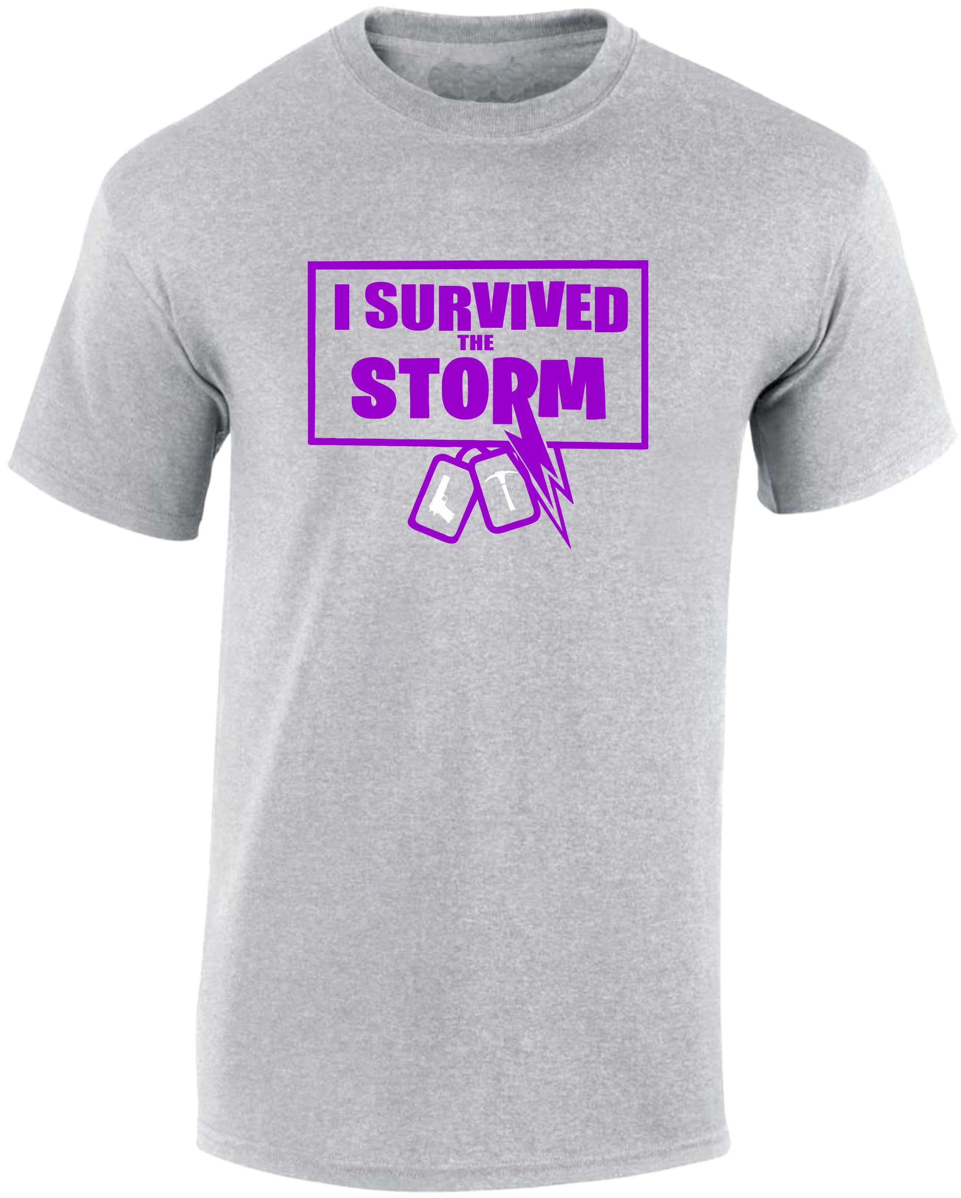 Fortnite ‘I survived the storm’ TShirt Taurus Gaming Tshirts